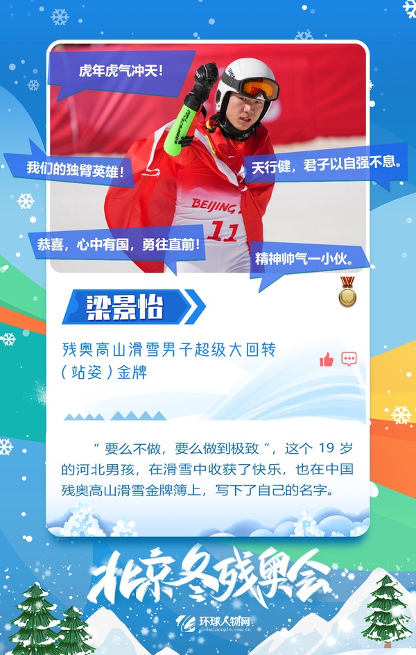 冬殘奧會(huì)收官！奪金運(yùn)動(dòng)員九宮格都放不下了