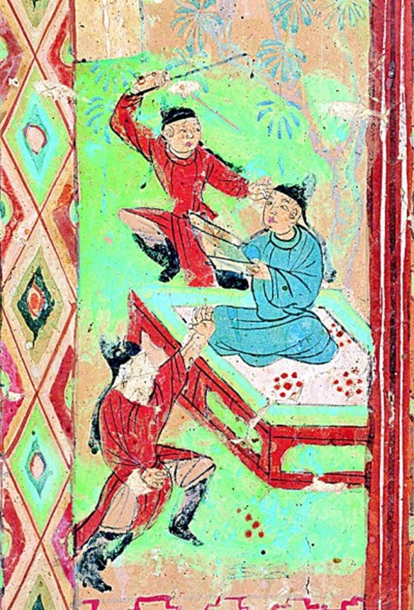 摔跤、舉重、游泳……敦煌壁畫(huà)中也有“運(yùn)動(dòng)會(huì)”